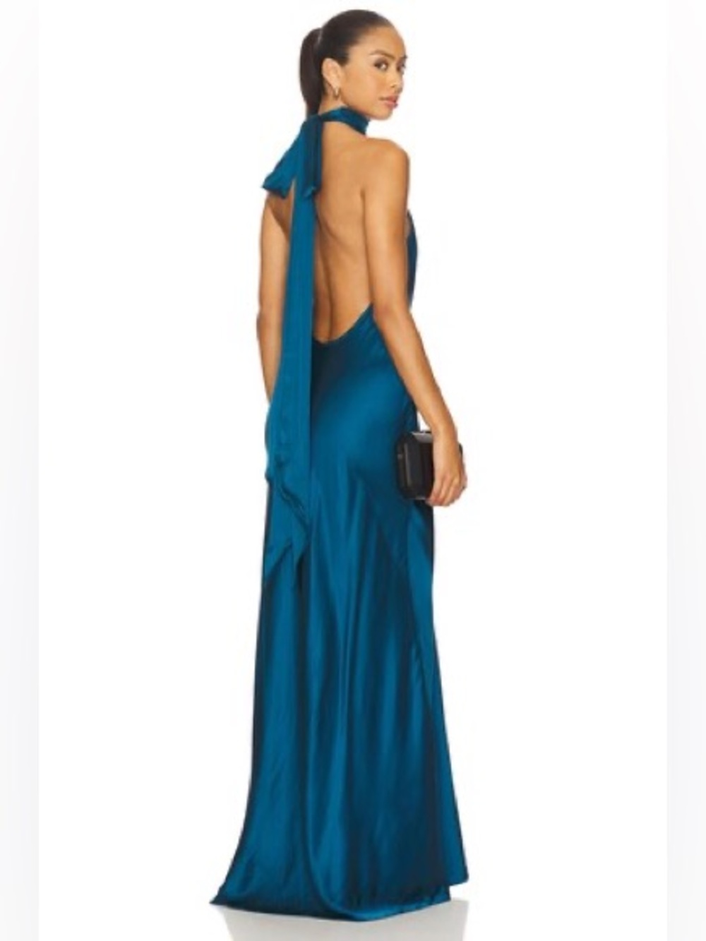 House of Harlow 1960  x REVOLVE Astra Gown in Teal - Picture 3 of 11
